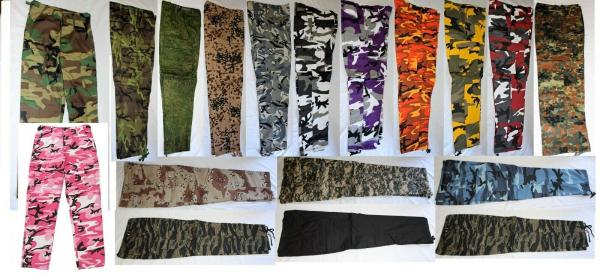 BDU Hose Tarnhose Armyhose Kampfhose Rangerhose Feldhose Cargo MMB versch Farben